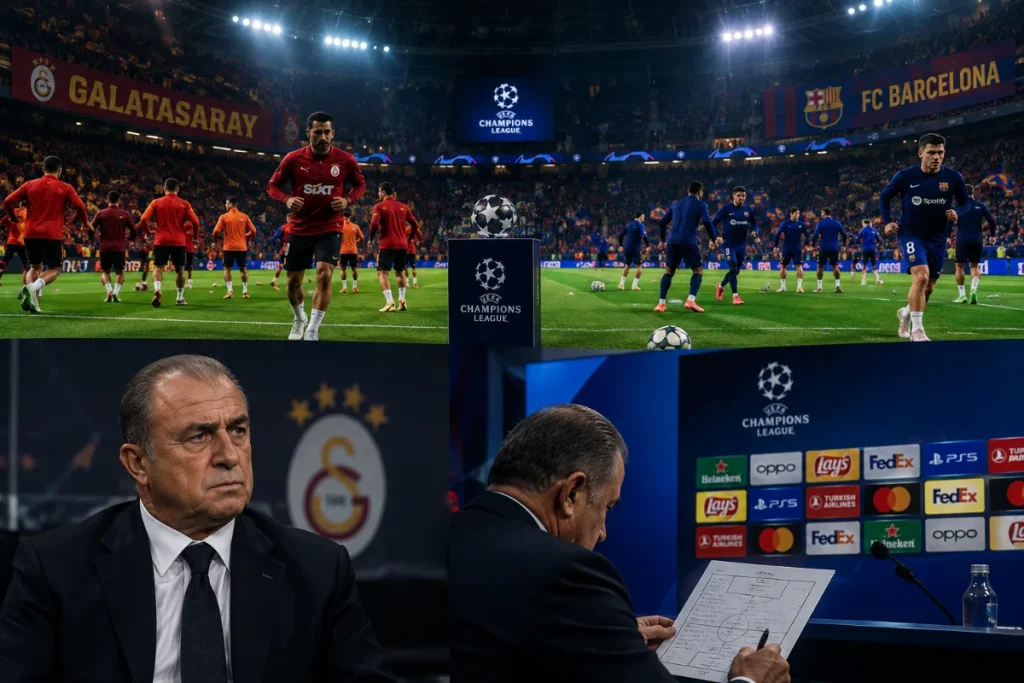 Fatih Terim Şampiyonlar Ligi’nde Yeni Rolüyle Sahada: Galatasaray-Barcelona Analizi