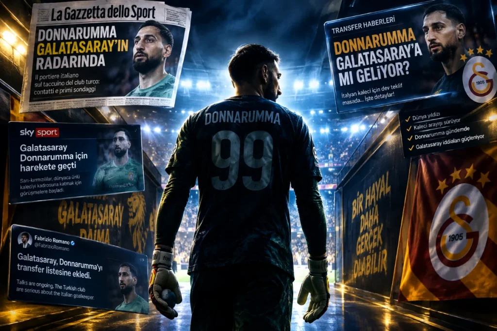 Galatasaray’ın Kalesi İçin Dev İsim: Donnarumma Bombası