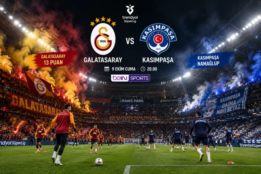 Galatasaray Kasımpaşa Sınavında: Zirve Mücadelesinin Kritik Detayları